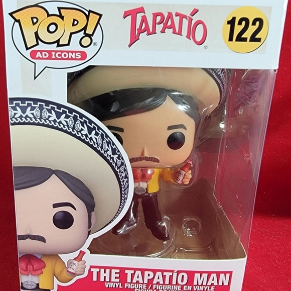 The Tapatio man # 122 funko (nib) Brand tapatio salsa picante hot sauce pop icon - Picture 2 of 7